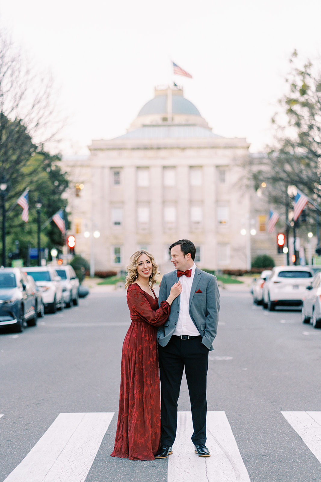 Downtown Raleigh Valentines Day Photoshoot