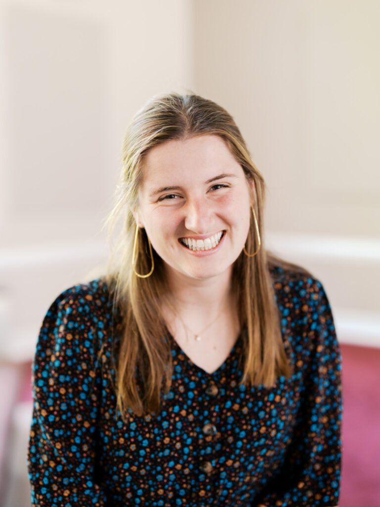 Headshot of a professional church staff member in Raleigh, North Carolina, capturing confidence and approachability.