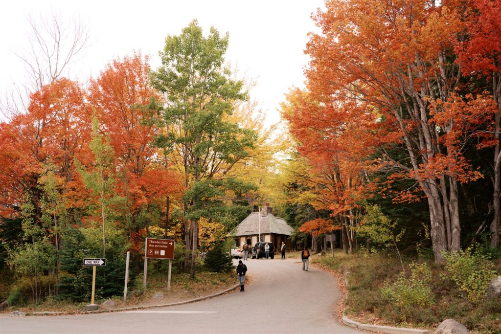 Gift shop at Thunder Hole on the Park Loop Road in Acadia National Park
