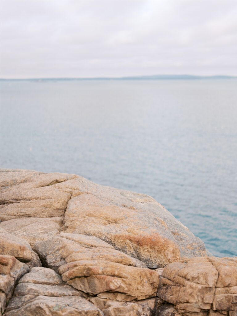 water and cliffs