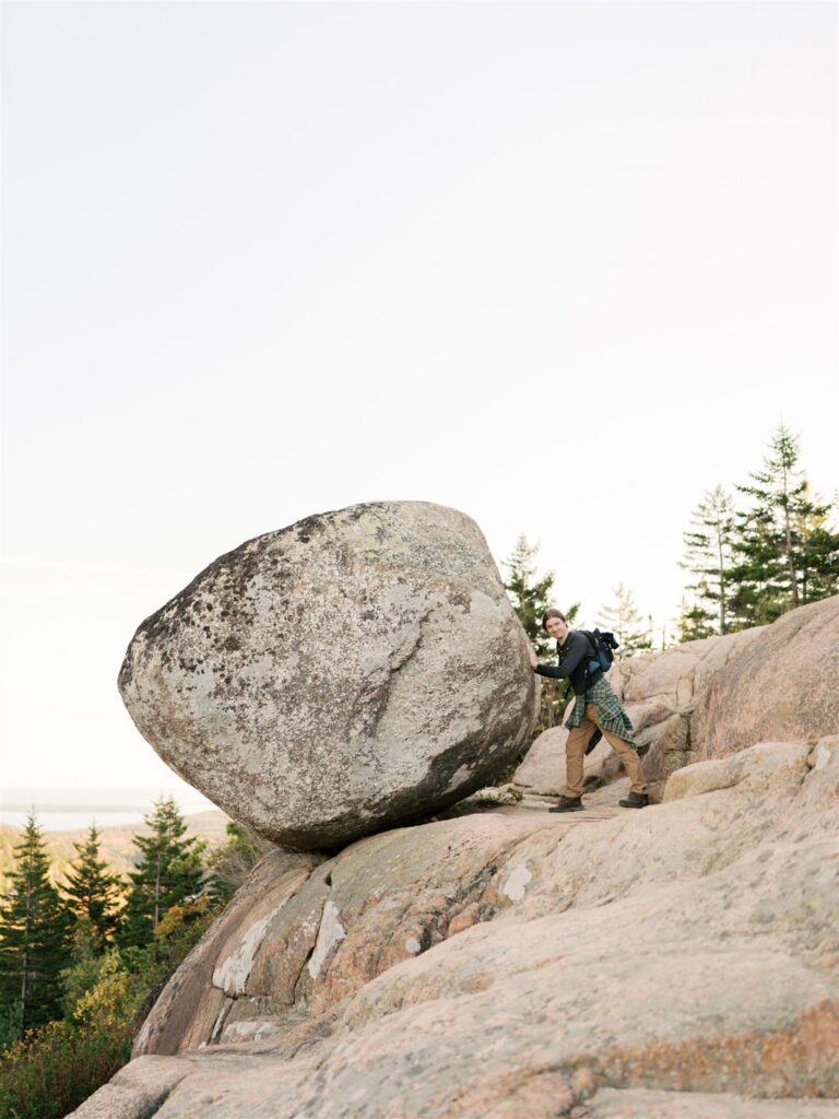 levi pushing off bolder on south bubble
