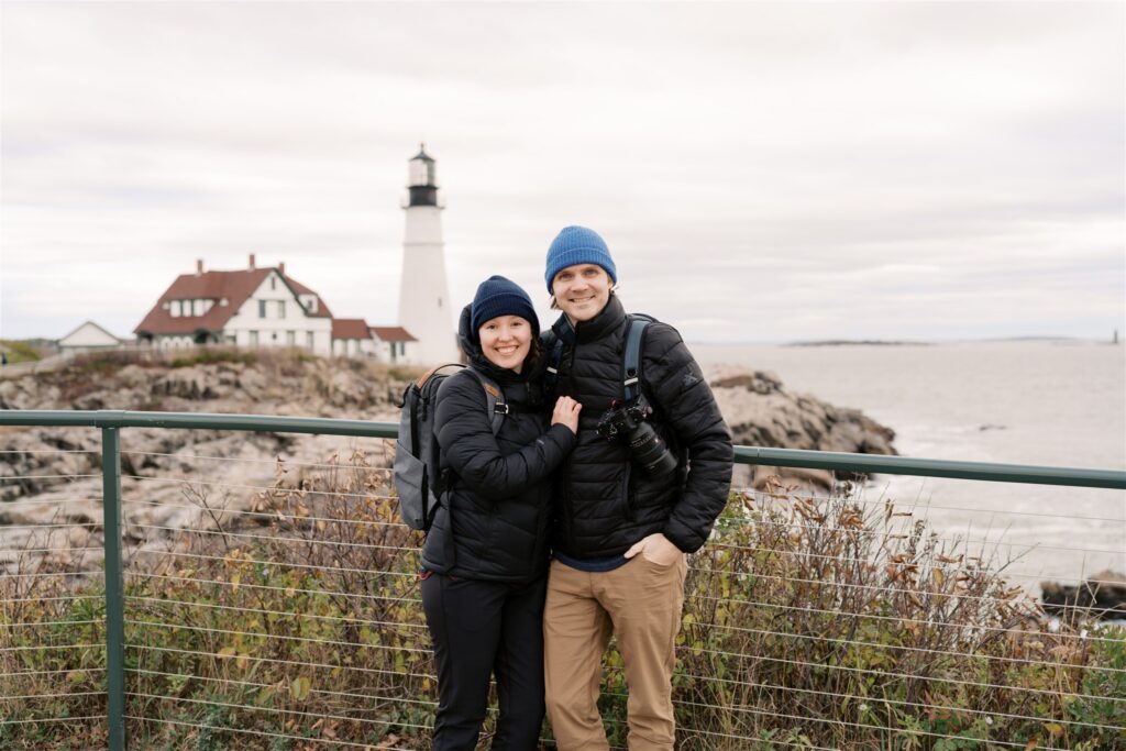 Proof that Darn Tough socks and determination will get you to Portland Head Light on the coldest morning of the trip